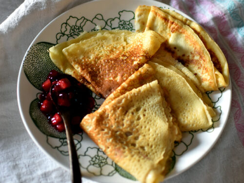 焦がしバターでモチッと美味しいスウェーデンのパンケーキ／Pannkaka
