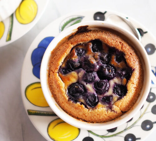 ひとり分ずつのムスティッカピーラッカ─フィンランドのブルーベリー